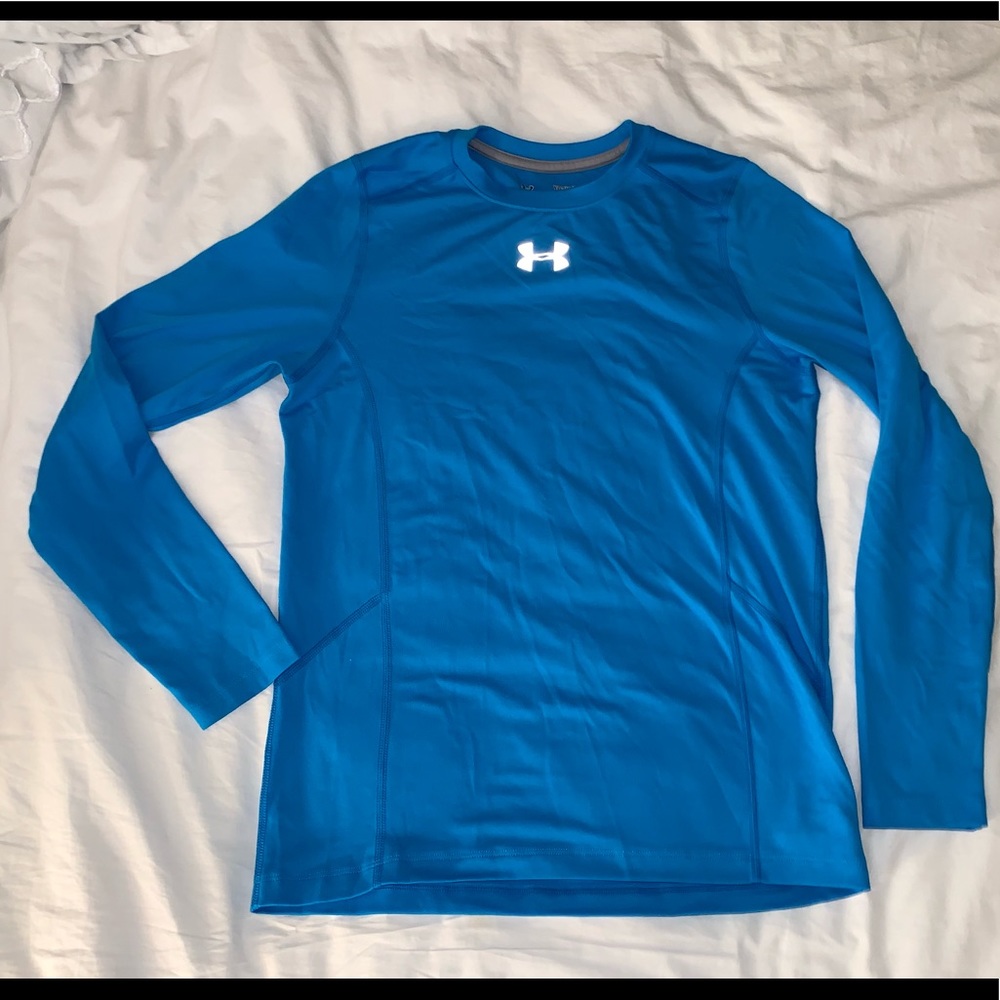 UNDER ARMOUR COLDGEAR BOYS BASEBALL shirt size large 12 14 - Picture 5 of 10